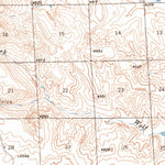 United States Geological Survey Red Lodge, MT-WY (1944, 62500-Scale) digital map