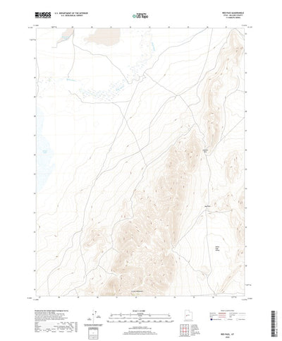 United States Geological Survey Red Pass, UT (2020, 24000-Scale) digital map