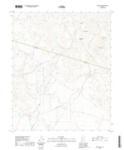 United States Geological Survey Red Picacho, AZ (2021, 24000-Scale) digital map