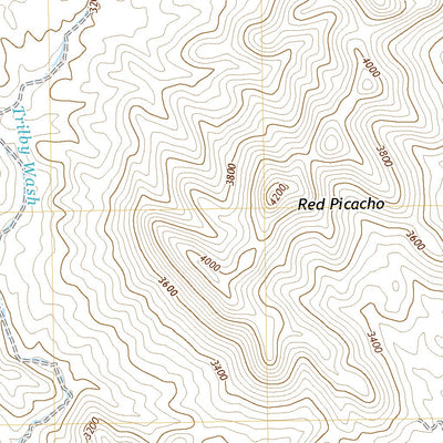 United States Geological Survey Red Picacho, AZ (2021, 24000-Scale) digital map