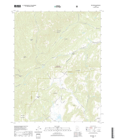 United States Geological Survey Red Ridge, UT (2020, 24000-Scale) digital map