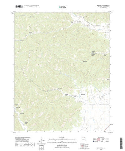 United States Geological Survey Red River Peak, NM (2020, 24000-Scale) digital map