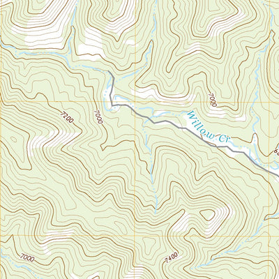 United States Geological Survey Red River Peak, NM (2020, 24000-Scale) digital map