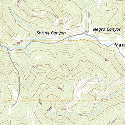 United States Geological Survey Red River Peak, NM (2020, 24000-Scale) digital map