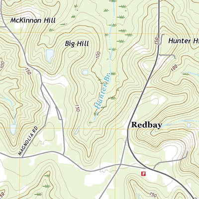 United States Geological Survey Redbay, FL (2021, 24000-Scale) digital map