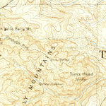 United States Geological Survey Redding E, CA (1890, 250000-Scale) digital map