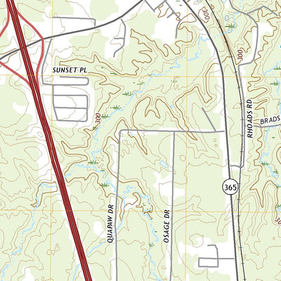 United States Geological Survey Redfield, AR (2020, 24000-Scale) digital map
