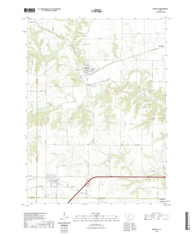 United States Geological Survey Redfield, IA (2022, 24000-Scale) digital map