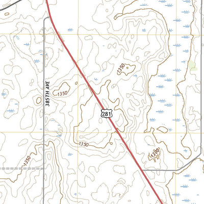 United States Geological Survey Redfield South, SD (2021, 24000-Scale) digital map