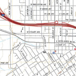 United States Geological Survey Redlands, CA (2021, 24000-Scale) digital map