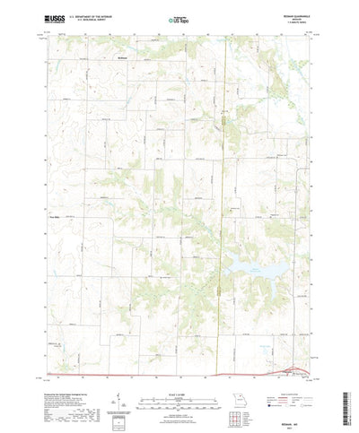United States Geological Survey Redman, MO (2021, 24000-Scale) digital map