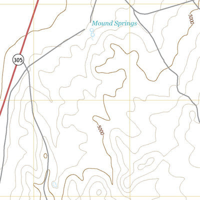 United States Geological Survey Redrock Spring, NV (2021, 24000-Scale) digital map