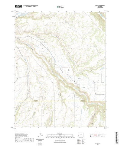 United States Geological Survey Redvale, CO (2022, 24000-Scale) digital map