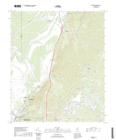 United States Geological Survey Redwood, MS (2020, 24000-Scale) digital map