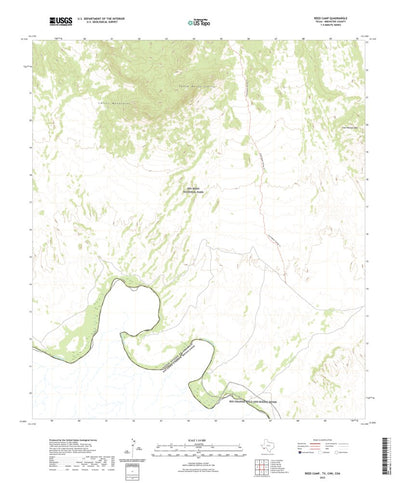 United States Geological Survey Reed Camp, TX (2022, 24000-Scale) digital map