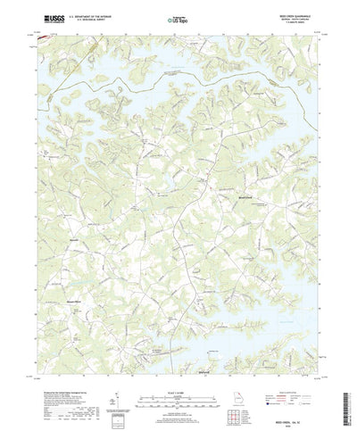 United States Geological Survey Reed Creek, GA (2020, 24000-Scale) digital map
