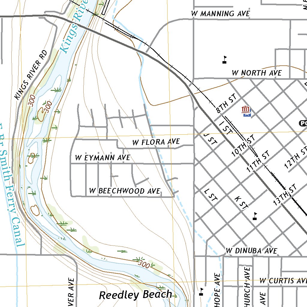 Reedley, CA (2021, 24000-Scale) Map by United States Geological Survey ...
