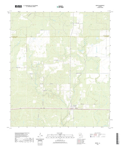 United States Geological Survey Reeves, LA (2020, 24000-Scale) digital map