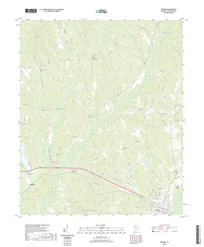 United States Geological Survey Reform, AL (2020, 24000-Scale) digital map