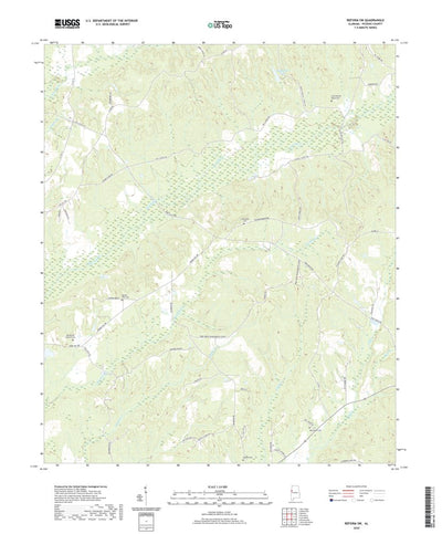 United States Geological Survey Reform SW, AL (2020, 24000-Scale) digital map