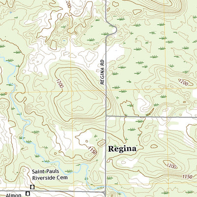 United States Geological Survey Regina, WI (2022, 24000-Scale) digital map