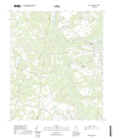 United States Geological Survey Reidsville West, GA (2020, 24000-Scale) digital map