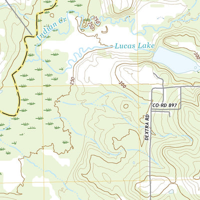 United States Geological Survey Reklaw, TX (2022, 24000-Scale) digital map