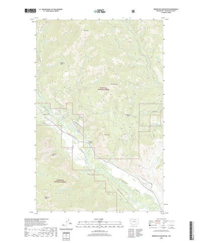 United States Geological Survey Rendevous Mountain, WA (2020, 24000-Scale) digital map