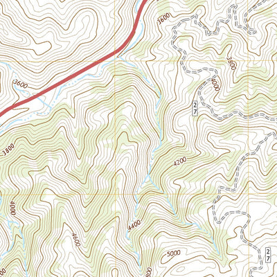 United States Geological Survey Reno Pass, AZ (2021, 24000-Scale) digital map