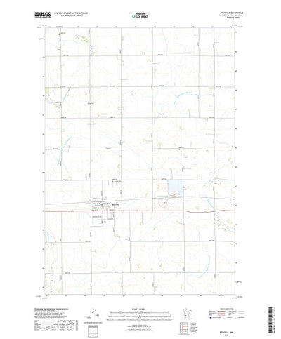 United States Geological Survey Renville, MN (2022, 24000-Scale) digital map