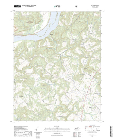 United States Geological Survey Repton, KY (2022, 24000-Scale) digital map