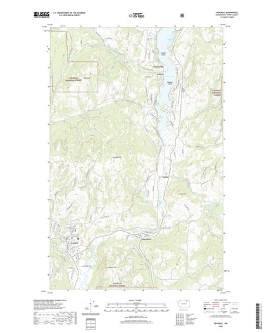 United States Geological Survey Republic, WA (2020, 24000-Scale) digital map