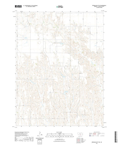 United States Geological Survey Republican City NE, NE (2021, 24000-Scale) digital map