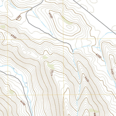 United States Geological Survey Reservoir Mountain, ID (2020, 24000-Scale) digital map