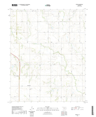 United States Geological Survey Retrop, OK (2022, 24000-Scale) digital map