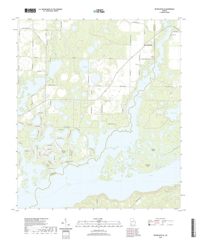 United States Geological Survey Reynoldsville, GA (2020, 24000-Scale) digital map