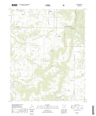 United States Geological Survey Rhea, AR (2020, 24000-Scale) digital map