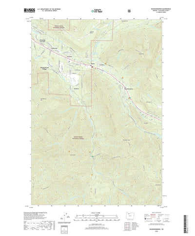 United States Geological Survey Rhododendron, OR (2020, 24000-Scale) digital map