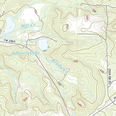 United States Geological Survey Rhonesboro, TX (2022, 24000-Scale) digital map