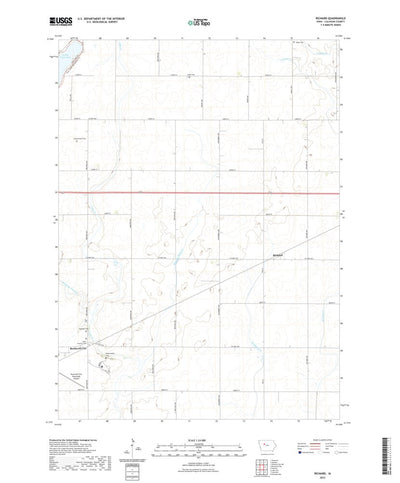 United States Geological Survey Richard, IA (2022, 24000-Scale) digital map