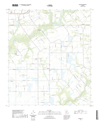 United States Geological Survey Richard, LA (2020, 24000-Scale) digital map