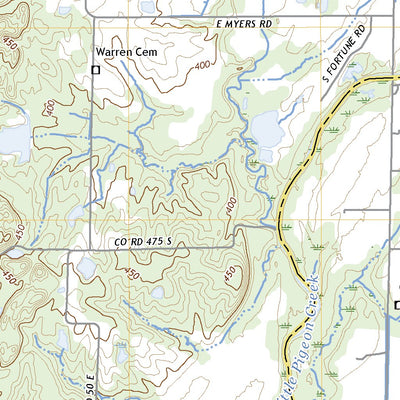 United States Geological Survey Richland City, IN (2022, 24000-Scale) digital map
