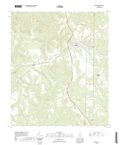 United States Geological Survey Richland, GA (2020, 24000-Scale) digital map