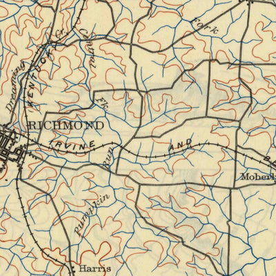 United States Geological Survey Richmond, KY (1897, 125000-Scale) digital map