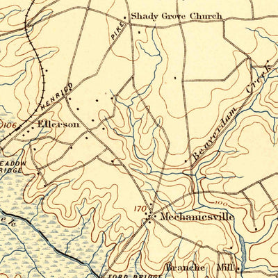 United States Geological Survey Richmond, VA (1895, 62500-Scale) digital map