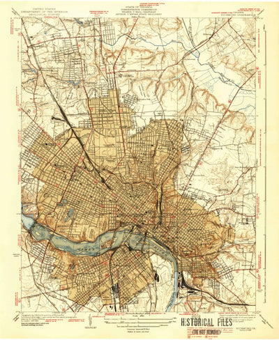 United States Geological Survey Richmond, VA (1939, 31680-Scale) digital map