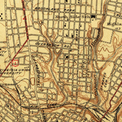United States Geological Survey Richmond, VA (1939, 31680-Scale) digital map