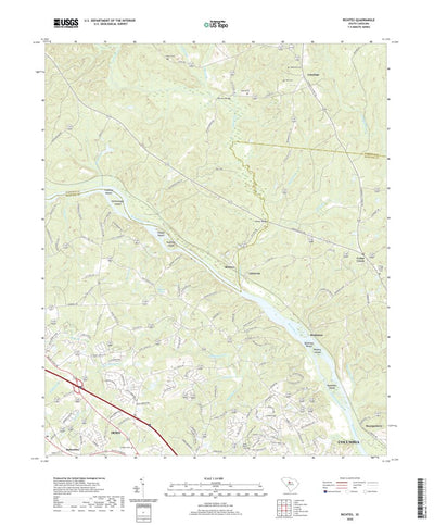 United States Geological Survey Richtex, SC (2020, 24000-Scale) digital map