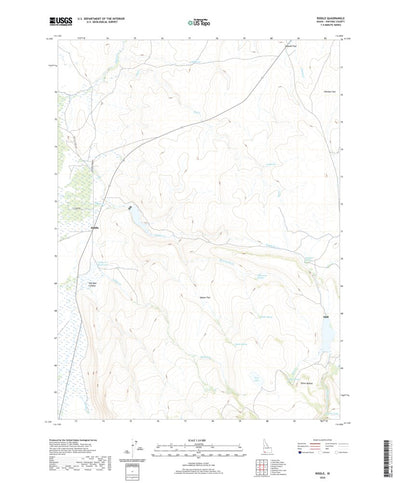 United States Geological Survey Riddle, ID (2020, 24000-Scale) digital map