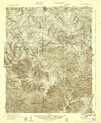 United States Geological Survey Ridgetop, TN (1931, 48000-Scale) digital map